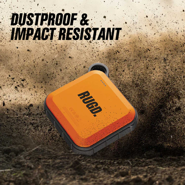 Dustproof & Impact Resistant Portable Power Bank by RUGD.