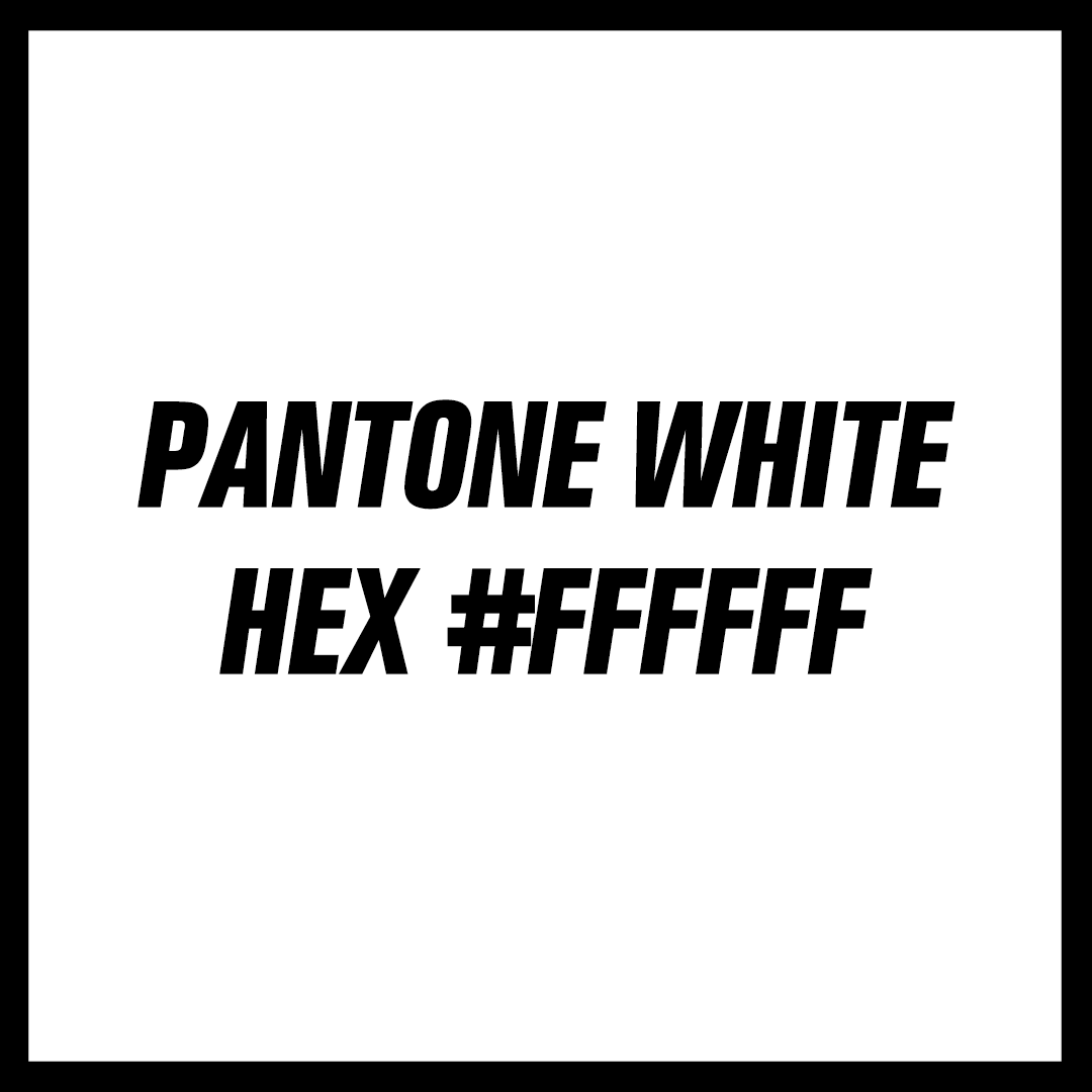 RUGD pantone and hex white