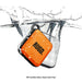 RUGD Power Brick IP67 certified waterproof camping power bank submerged in water showcasing its water, shock, and dustproof features